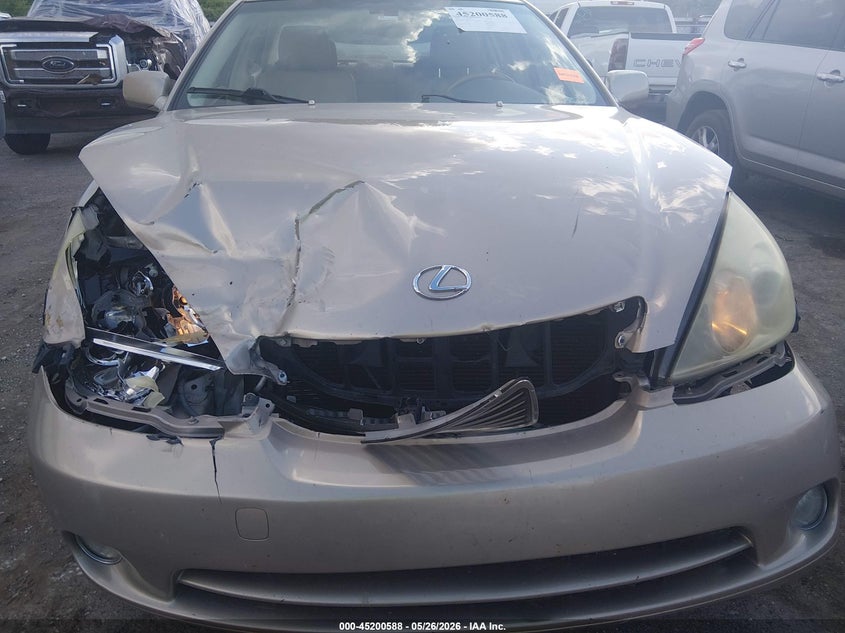 2005 Lexus Es 330 VIN JTHBA30G155074234 IAAI salvage auction — FRONT END, Clear (Oklahoma), sold $450 on 2026-07-29 (photo 6)