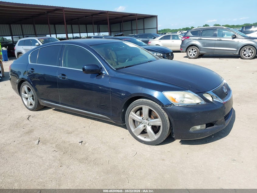 2006 Lexus Gs VIN JTHBN96SX65015610 IAAI salvage auction — FRONT END, Original (Texas), sold $875 on 2026-07-21 (photo 1)