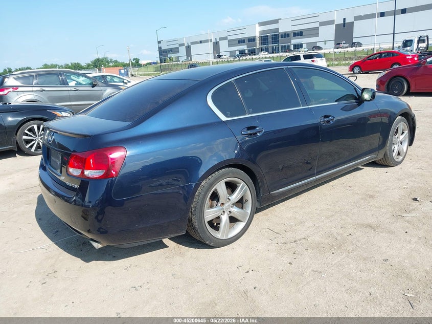 2006 Lexus Gs VIN JTHBN96SX65015610 IAAI salvage auction — FRONT END, Original (Texas), sold $875 on 2026-07-21 (photo 4)
