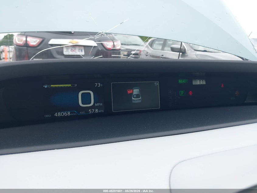 2020 Toyota Prius VIN JTDL9RFU3L3019159 IAAI salvage auction — HAIL, Salvage Title, sold $13,550 on 2026-07-06 (photo 7)