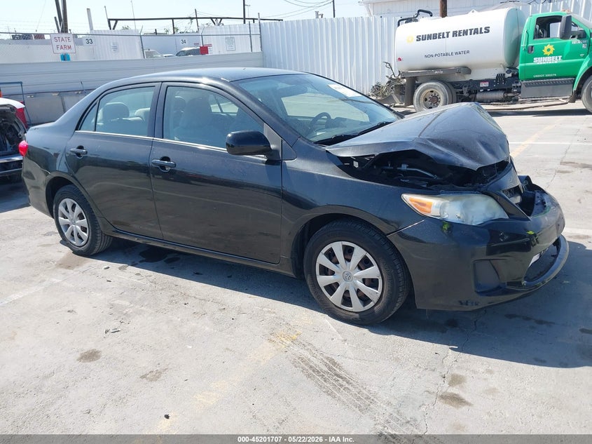 2011 Toyota Corolla VIN JTDBU4EE0B9150178 IAAI salvage auction — FRONT & REAR, Salvage (California), sold $1,150 on 2026-10-07 (photo 1)