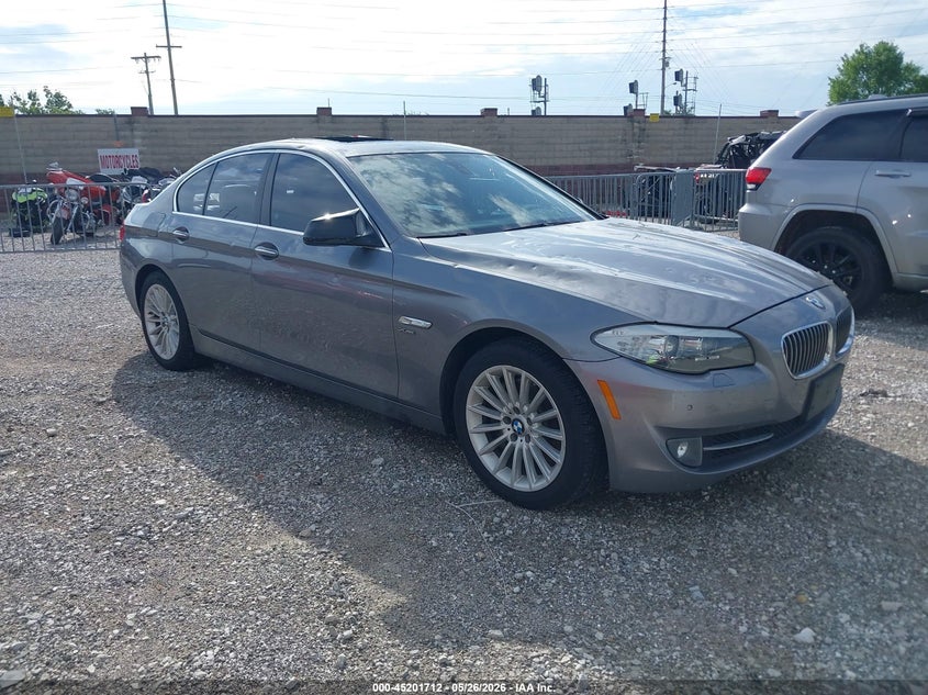 2011 BMW 5 series VIN WBAFU7C55BC870386 IAAI salvage auction — HAIL, Clear (Missouri), sold $925 on 2026-07-13 (photo 1)