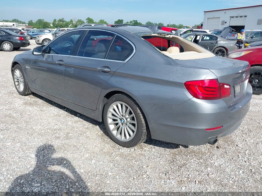 2011 BMW 5 series VIN WBAFU7C55BC870386 IAAI salvage auction — HAIL, Clear (Missouri), sold $925 on 2026-07-13 (photo 3)