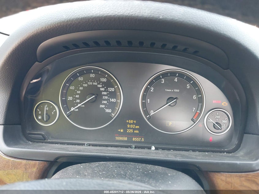 2011 BMW 5 series VIN WBAFU7C55BC870386 IAAI salvage auction — HAIL, Clear (Missouri), sold $925 on 2026-07-13 (photo 7)