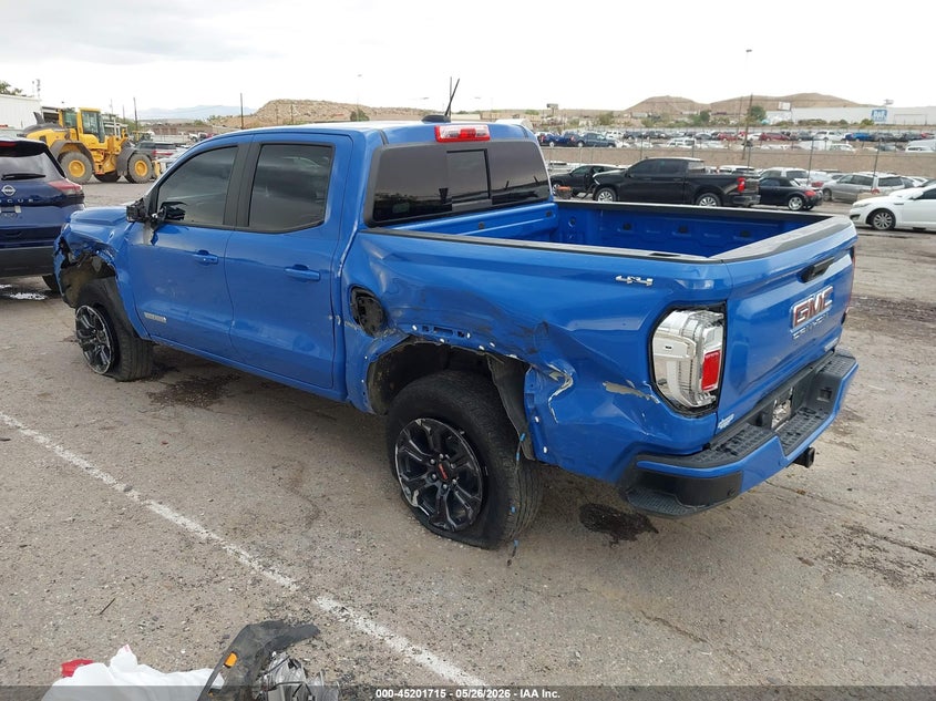 2025 Gmc Canyon VIN 1GTP2BEK3S1242390 IAAI salvage auction — SIDE, Salvage Title, sold $13,600 on 2026-07-10 (photo 3)