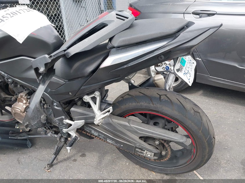 2021 Honda Cbr VIN MLHPC6255M5200296 IAAI salvage auction — FRONT END, Salvage Title, sold $25 on 2026-07-22 (photo 3)