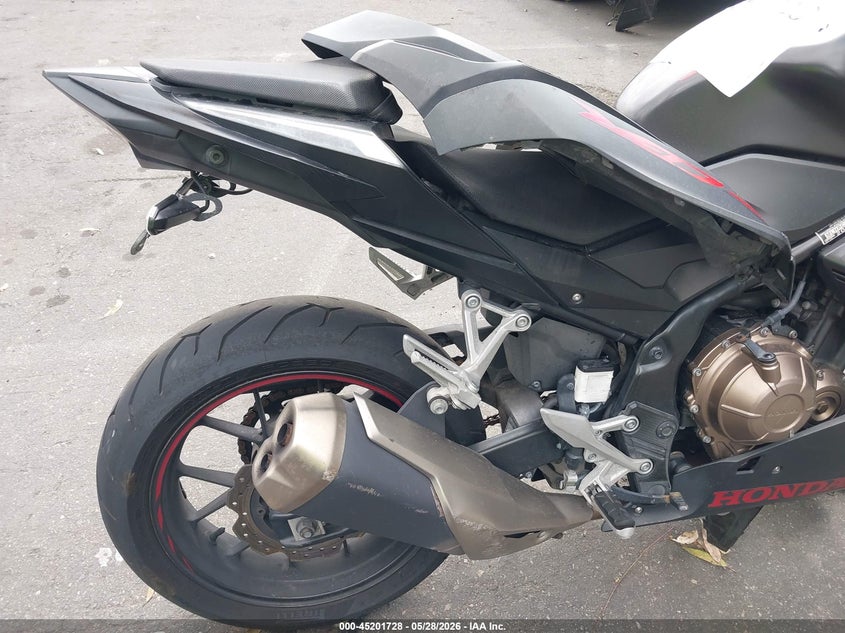 2021 Honda Cbr VIN MLHPC6255M5200296 IAAI salvage auction — FRONT END, Salvage Title, sold $25 on 2026-07-22 (photo 4)