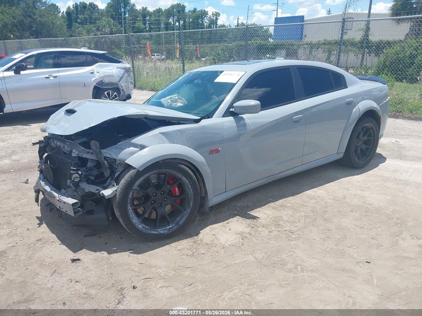 2021 Dodge Charger VIN 2C3CDXGJ2MH608097 IAAI salvage auction — RIGHT SIDE, Salvage (Arizona), sold $10,425 on 2026-08-01 (photo 2)