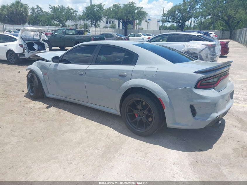 2021 Dodge Charger VIN 2C3CDXGJ2MH608097 IAAI salvage auction — RIGHT SIDE, Salvage (Arizona), sold $10,425 on 2026-08-01 (photo 3)