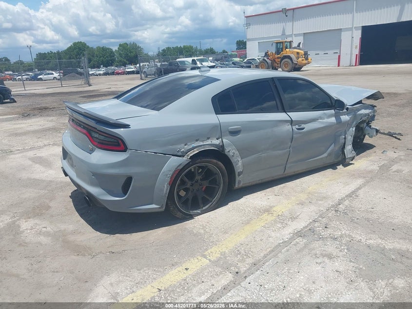 2021 Dodge Charger VIN 2C3CDXGJ2MH608097 IAAI salvage auction — RIGHT SIDE, Salvage (Arizona), sold $10,425 on 2026-08-01 (photo 4)