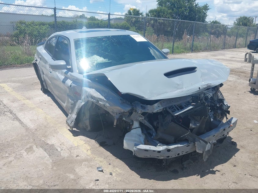 2021 Dodge Charger VIN 2C3CDXGJ2MH608097 IAAI salvage auction — RIGHT SIDE, Salvage (Arizona), sold $10,425 on 2026-08-01 (photo 6)