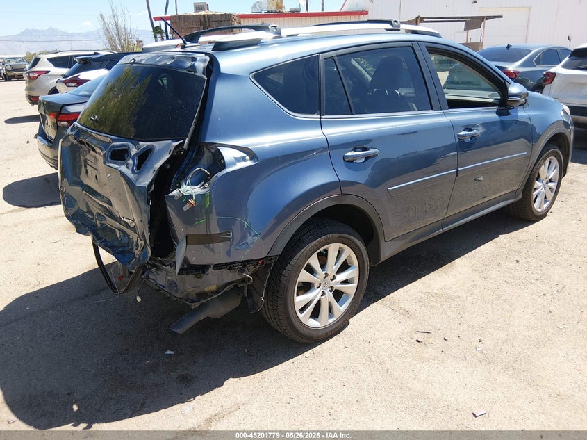 2014 Toyota Rav 4 VIN 2T3YFREV7EW113571 IAAI salvage auction — REAR END, Salvage (Arizona), sold $5,500 on 2026-07-09 (photo 4)