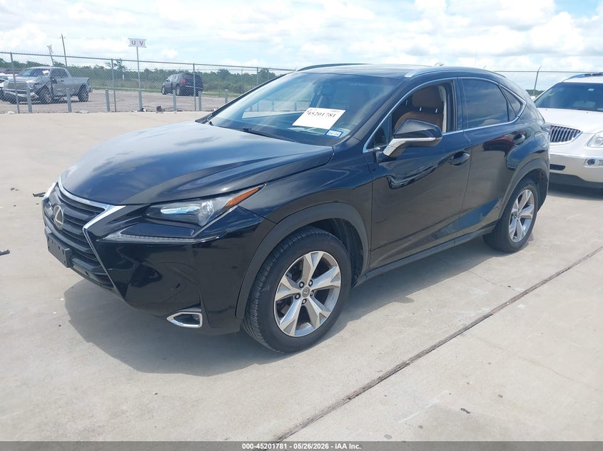 2017 Lexus Nx VIN JTJYARBZ0H2058672 IAAI salvage auction — REAR END, Salvage Title, sold $7,000 on 2026-07-10 (photo 2)