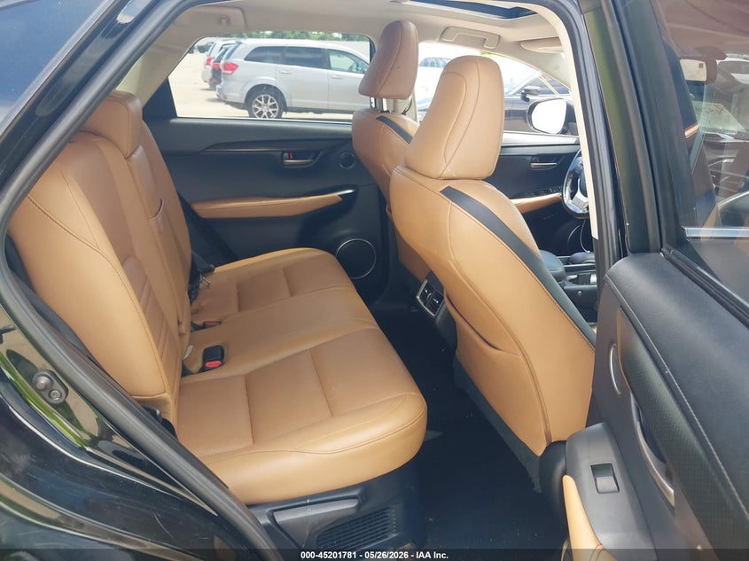 2017 Lexus Nx VIN JTJYARBZ0H2058672 IAAI salvage auction — REAR END, Salvage Title, sold $7,000 on 2026-07-10 (photo 8)