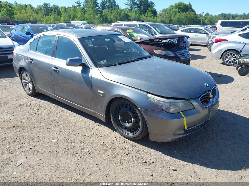 2009 BMW 5 series VIN WBANV13509C152034 IAAI salvage auction — NORMAL WEAR, Salvage (Massachusetts), sold $450 on 2026-07-17 (photo 1)