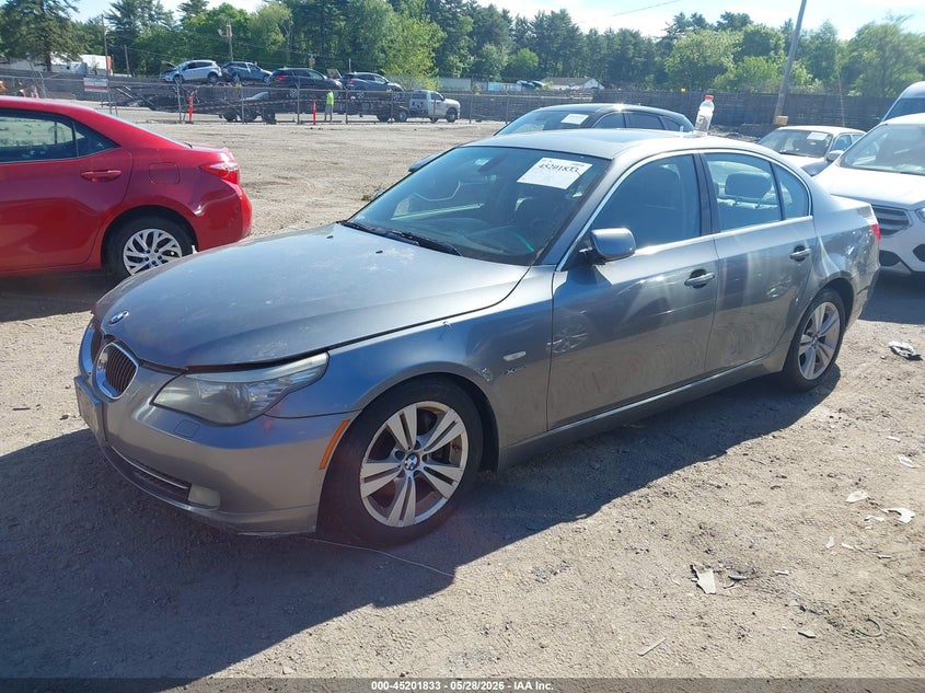 2009 BMW 5 series VIN WBANV13509C152034 IAAI salvage auction — NORMAL WEAR, Salvage (Massachusetts), sold $450 on 2026-07-17 (photo 2)
