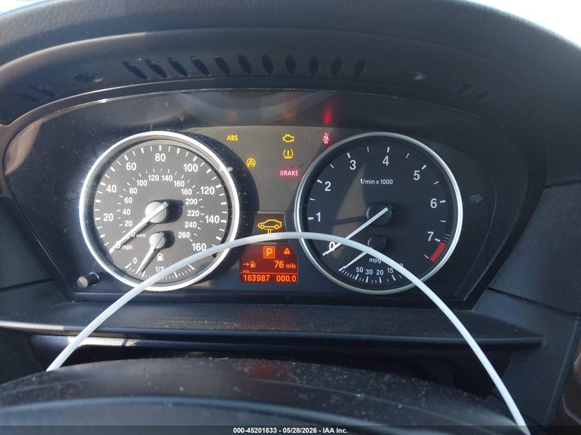 2009 BMW 5 series VIN WBANV13509C152034 IAAI salvage auction — NORMAL WEAR, Salvage (Massachusetts), sold $450 on 2026-07-17 (photo 7)