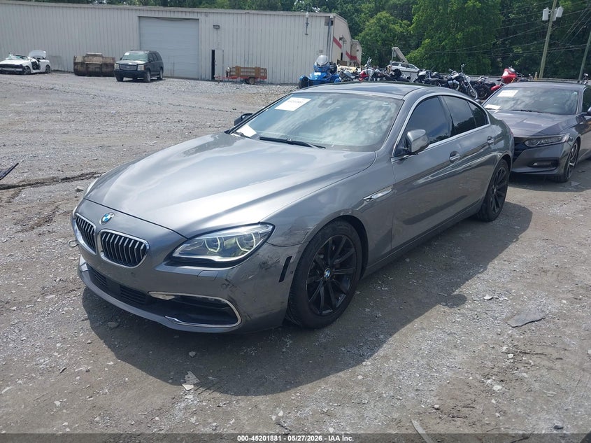 2017 BMW 6er VIN WBA6D0C32HG639937 IAAI salvage auction — FRONT END, Salvage Title, sold $7,450 on 2026-07-07 (photo 2)