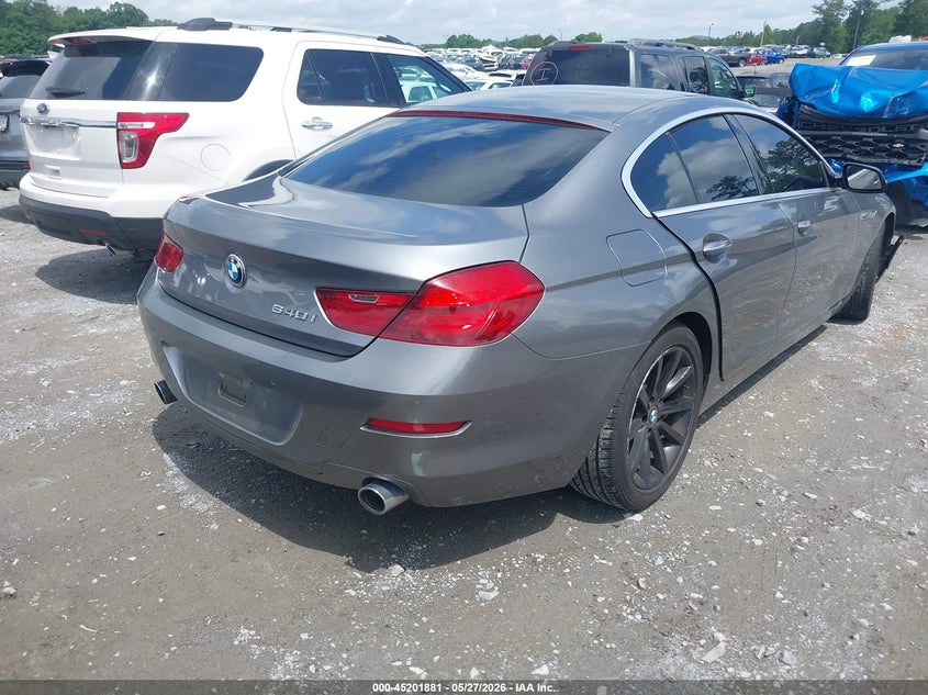 2017 BMW 6er VIN WBA6D0C32HG639937 IAAI salvage auction — FRONT END, Salvage Title, sold $7,450 on 2026-07-07 (photo 4)