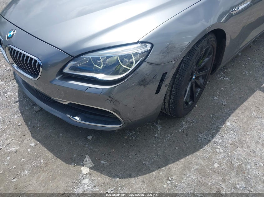 2017 BMW 6er VIN WBA6D0C32HG639937 IAAI salvage auction — FRONT END, Salvage Title, sold $7,450 on 2026-07-07 (photo 6)