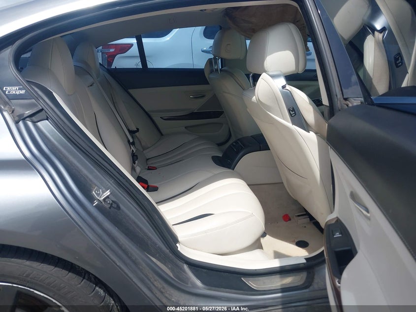 2017 BMW 6er VIN WBA6D0C32HG639937 IAAI salvage auction — FRONT END, Salvage Title, sold $7,450 on 2026-07-07 (photo 8)