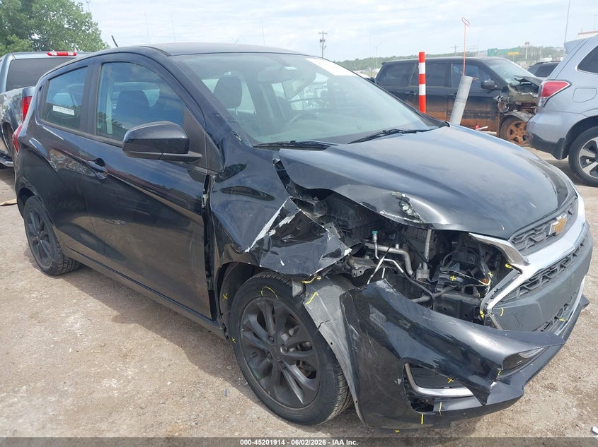 2019 Chevrolet Spark VIN KL8CD6SA1KC701487 IAAI salvage auction — SIDE, Clear (Oklahoma), sold $25 on 2026-07-22 (photo 1)