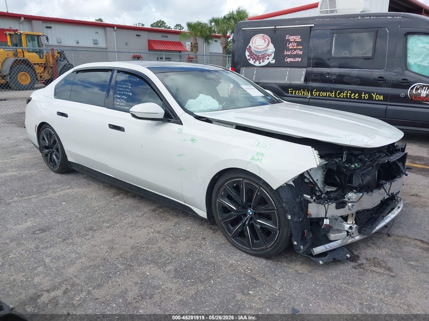 2024 BMW I7 VIN WBY53EJ06RCP84140 — IAAI salvage auction photo