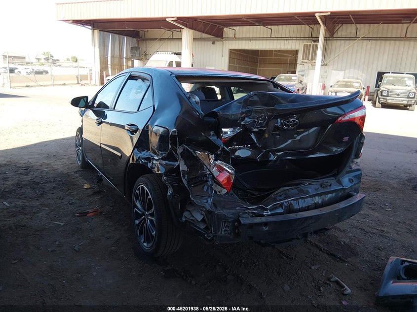 2015 Toyota Corolla VIN 5YFBURHE9FP341266 IAAI salvage auction — FRONT & REAR, Salvage (Arizona), sold $700 on 2026-07-21 (photo 3)