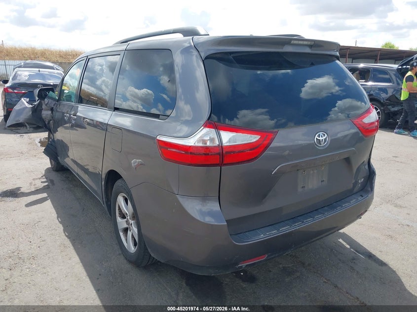 2015 Toyota Sienna VIN 5TDKK3DC9FS577625 IAAI salvage auction — FRONT END, Salvage Title, sold $1,250 on 2026-07-22 (photo 3)