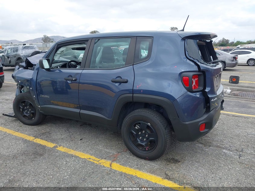 2021 Jeep Renegade VIN ZACNJDAB0MPN37281 IAAI salvage auction — FRONT & REAR, Salvage (California), sold $1,050 on 2026-07-07 (photo 3)