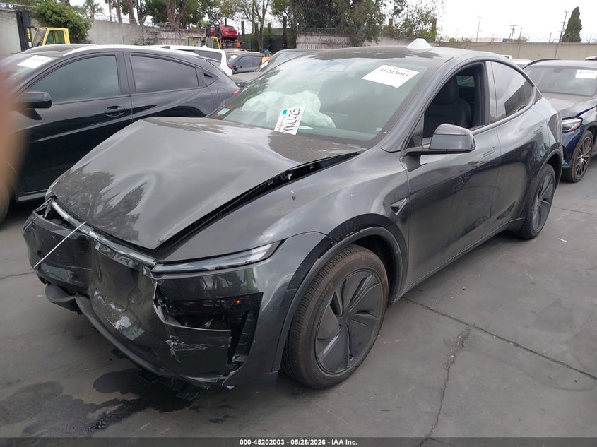 2026 Tesla Model y VIN 7SAYGDED3TF614325 IAAI salvage auction — FRONT END, Salvage Certificate (California), sold $19,550 on 2026-07-08 (photo 2)