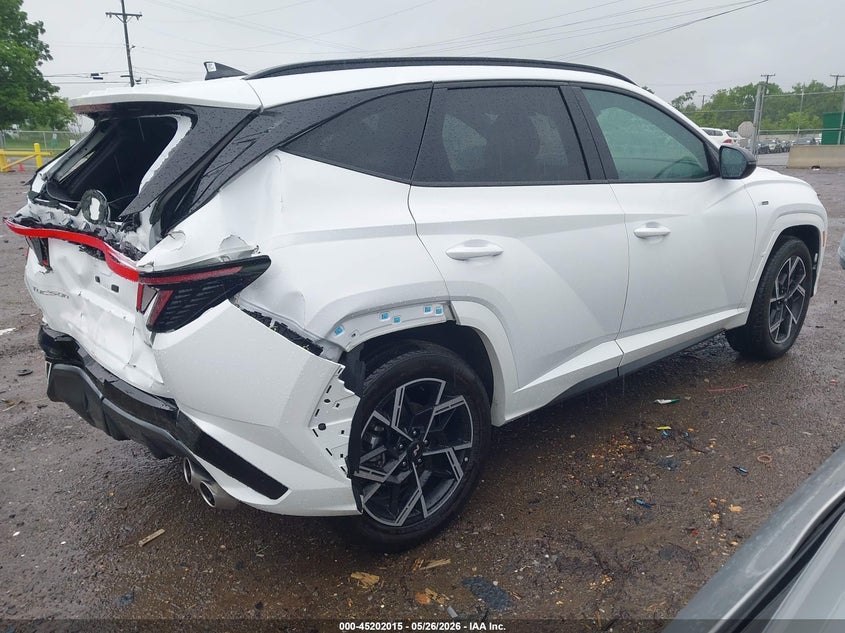 2025 Hyundai Tucson VIN KM8JFDD13SU382092 IAAI salvage auction — REAR END, Salvage Title, sold $11,400 on 2026-08-27 (photo 4)