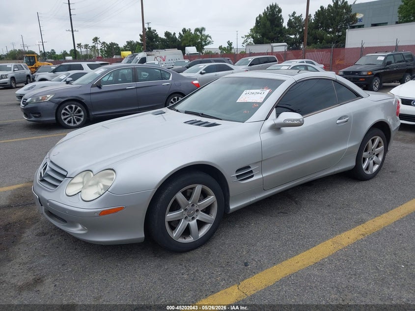 2003 Mercedes-benz Sl-klasse VIN WDBSK75F73F027771 IAAI salvage auction — NORMAL WEAR, Salvage (Idaho), sold $4,125 on 2026-08-18 (photo 2)