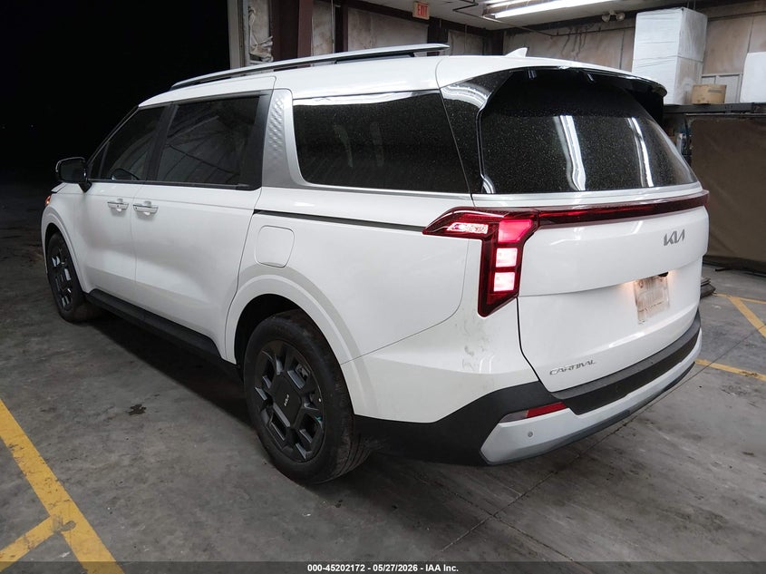 2025 Kia Carnival VIN KNDNC5KA5S6038162 IAAI salvage auction — RIGHT FRONT, Salvage (Arizona), sold $11,100 on 2026-07-28 (photo 3)