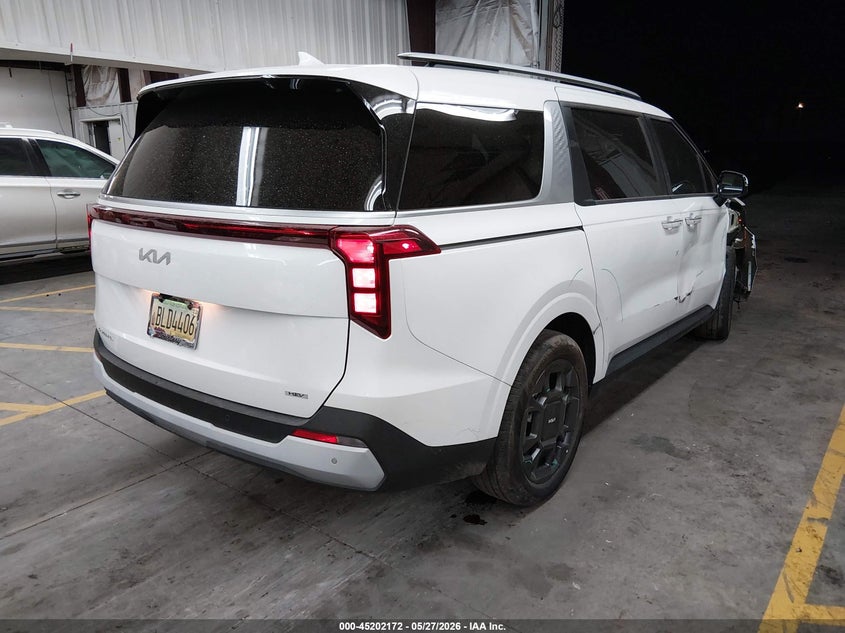 2025 Kia Carnival VIN KNDNC5KA5S6038162 IAAI salvage auction — RIGHT FRONT, Salvage (Arizona), sold $11,100 on 2026-07-28 (photo 4)