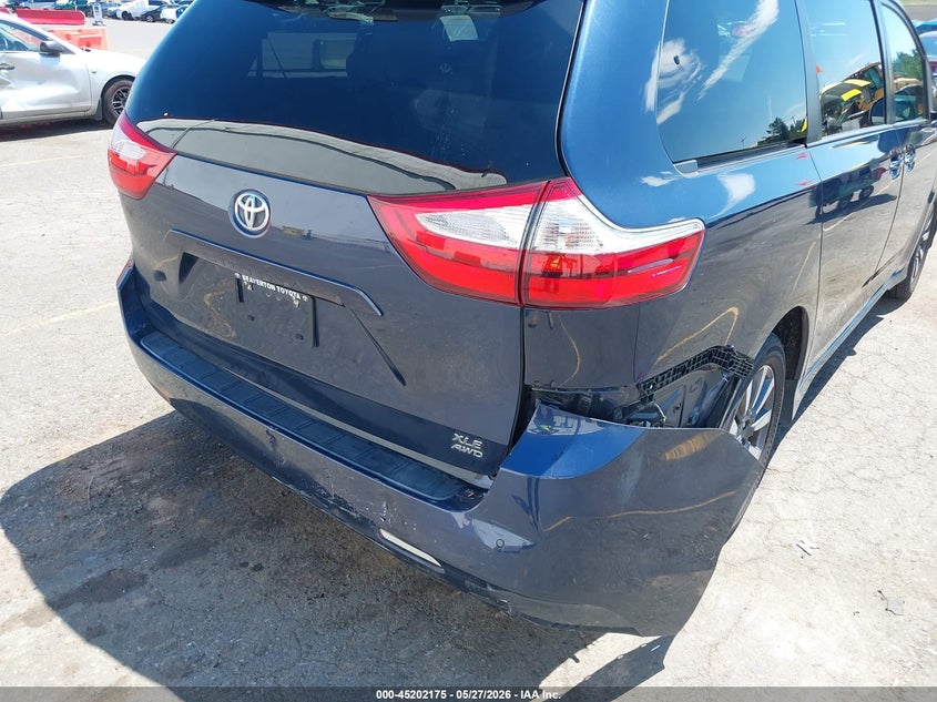 2019 Toyota Sienna VIN 5TDDZ3DC4KS223641 IAAI salvage auction — REAR END, Salvage Title, sold $13,700 on 2026-07-25 (photo 6)