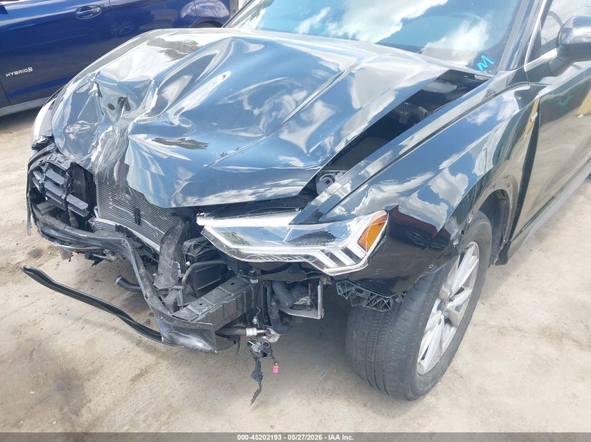 2023 Audi Q3 VIN WA1DECF31P1151918 IAAI salvage auction — FRONT END, Salvage Title, sold $7,400 on 2026-08-01 (photo 6)