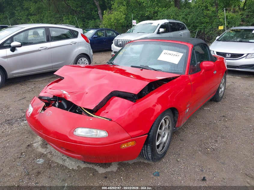 1995 Mazda Mx-5 miata VIN JM1NA3536S0602203 IAAI salvage auction — FRONT END, Clear (Indiana), sold $1,500 on 2026-07-17 (photo 2)
