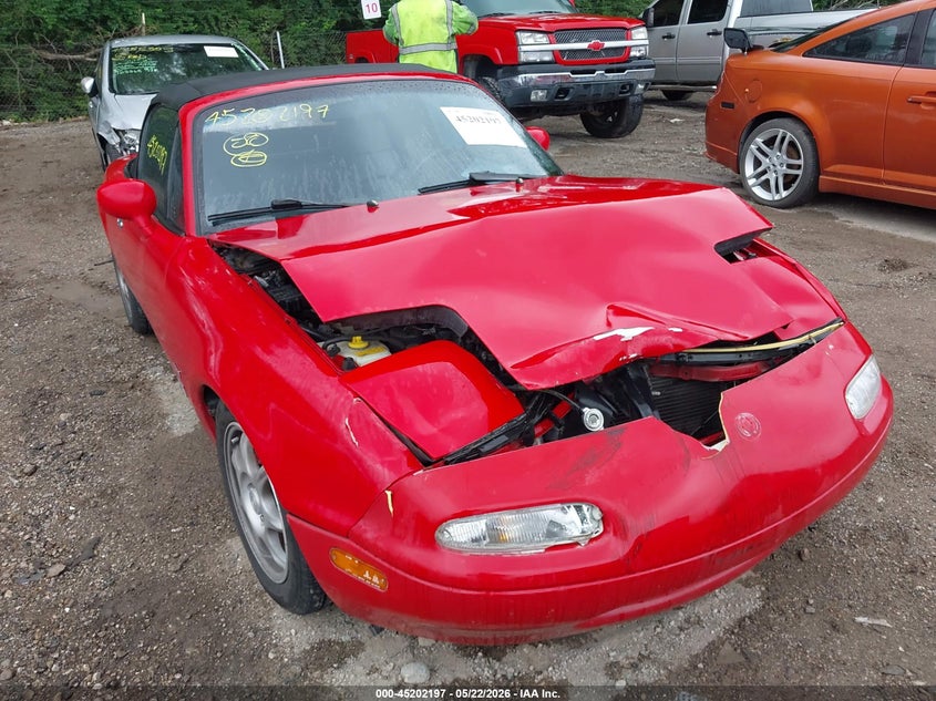 1995 Mazda Mx-5 miata VIN JM1NA3536S0602203 IAAI salvage auction — FRONT END, Clear (Indiana), sold $1,500 on 2026-07-17 (photo 6)