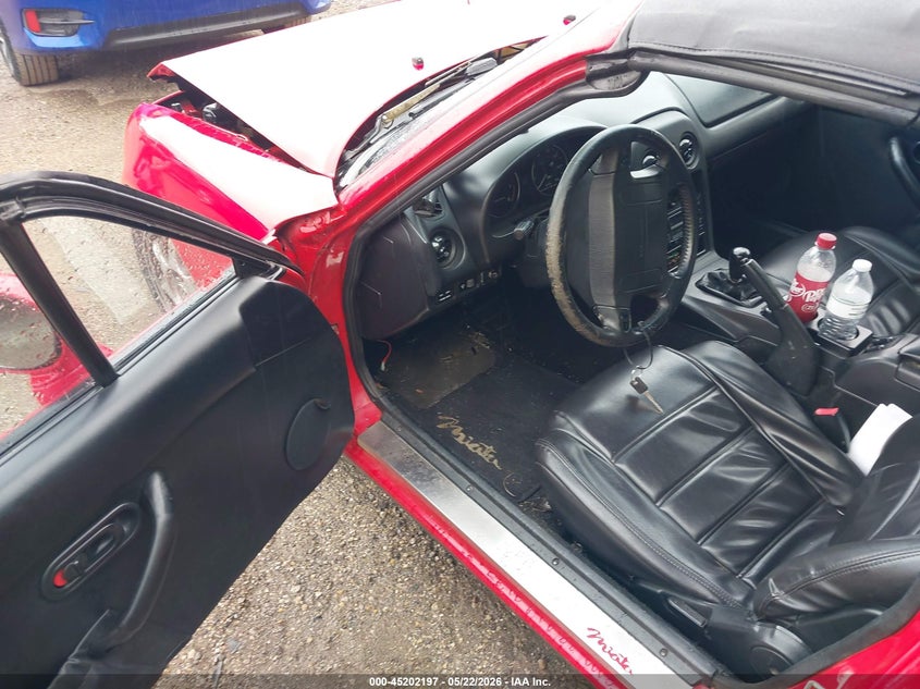 1995 Mazda Mx-5 miata VIN JM1NA3536S0602203 IAAI salvage auction — FRONT END, Clear (Indiana), sold $1,500 on 2026-07-17 (photo 8)