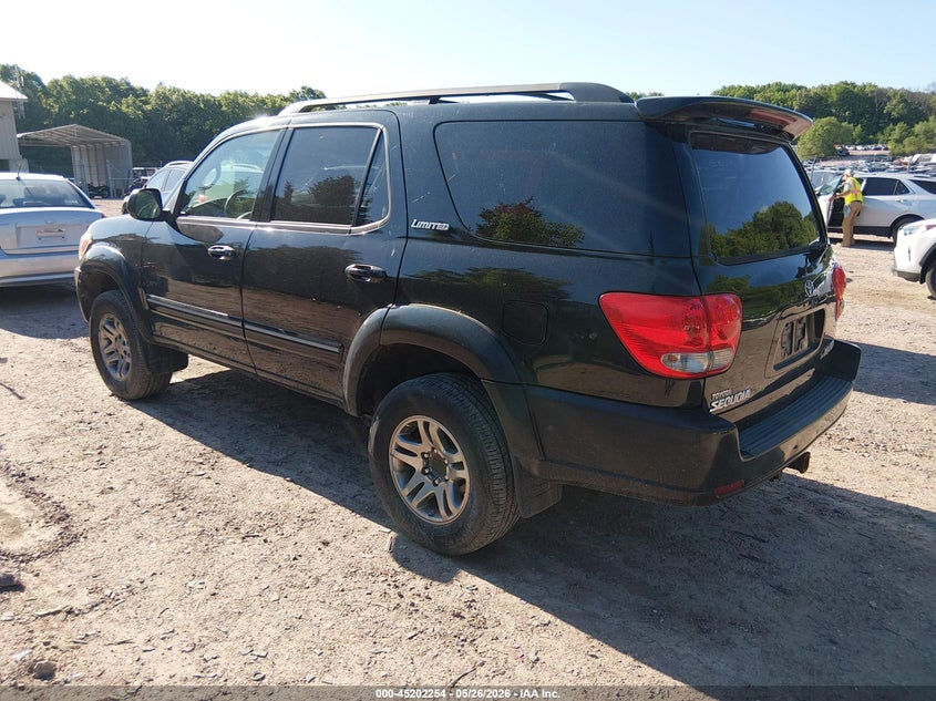 2006 Toyota Sequoia VIN 5TDBT48A36S266302 IAAI salvage auction — HAIL, Clear (Wisconsin), sold $1,100 on 2026-07-08 (photo 3)