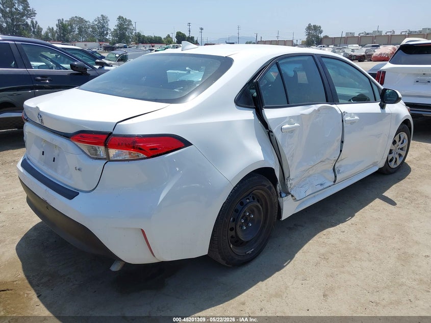 2025 Toyota Corolla VIN 5YFB4MDE4SP247282 IAAI salvage auction — RIGHT SIDE, Salvage (California), sold $7,000 on 2026-07-22 (photo 4)