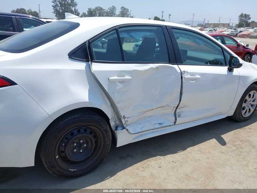 2025 Toyota Corolla VIN 5YFB4MDE4SP247282 IAAI salvage auction — RIGHT SIDE, Salvage (California), sold $7,000 on 2026-07-22 (photo 6)