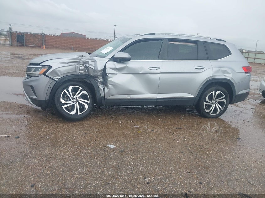 2022 Volkswagen Atlas VIN 1V2BP2CA6NC507106 IAAI salvage auction — LEFT SIDE, Salvage Title, sold $3,525 on 2026-07-27 (photo 6)