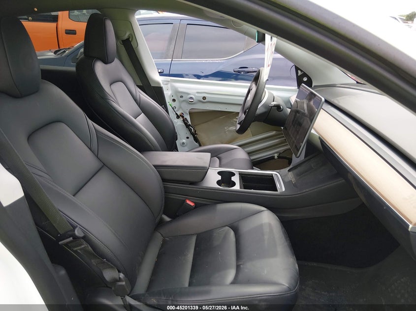 2023 Tesla Model y VIN 7SAYGDEE3PA076219 IAAI salvage auction — FRONT END, Salvage Title, sold $10,500 on 2026-07-23 (photo 5)