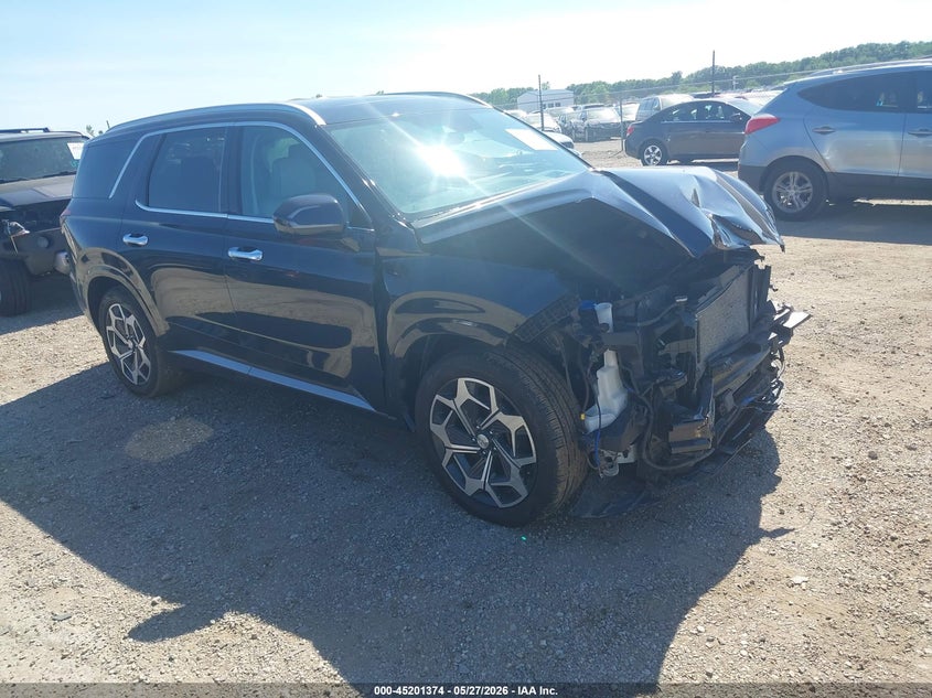 2022 Hyundai Palisade VIN KM8R7DHE0NU366210 IAAI salvage auction — FRONT END, Salvage (Illinois), sold $5,600 on 2026-07-15 (photo 1)