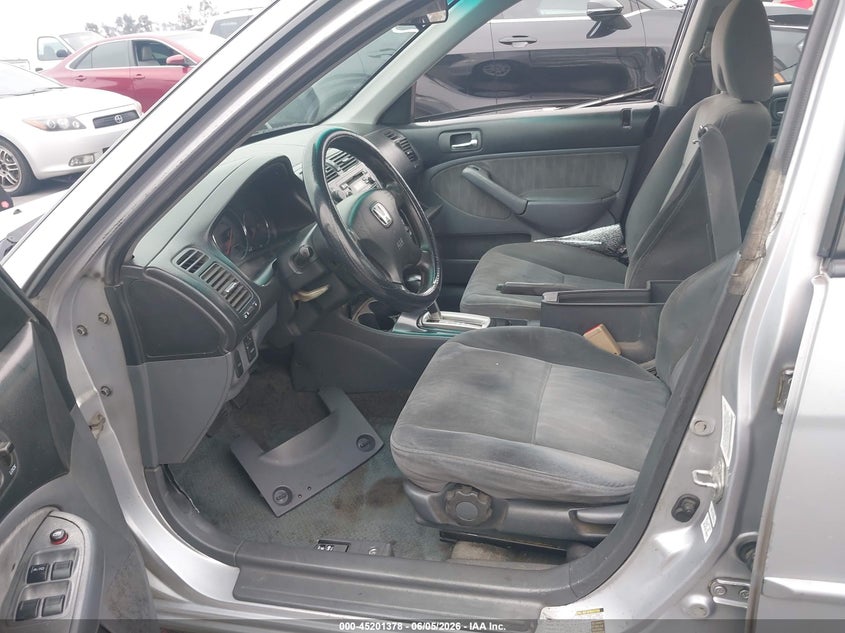 2005 Honda Civic VIN 2HGES16555H602938 IAAI salvage auction — RIGHT SIDE, Salvage (California), sold $525 on 2026-07-09 (photo 5)