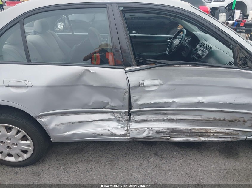 2005 Honda Civic VIN 2HGES16555H602938 IAAI salvage auction — RIGHT SIDE, Salvage (California), sold $525 on 2026-07-09 (photo 6)