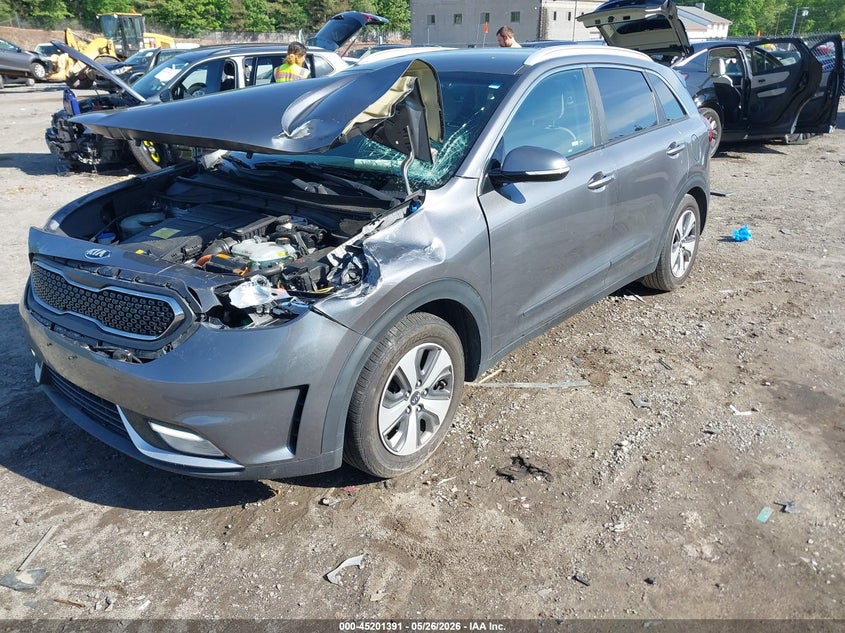 2018 Kia Niro VIN KNDCC3LC5J5139184 IAAI salvage auction — FRONT END, Salvage (Massachusetts), sold $2,525 on 2026-07-17 (photo 2)