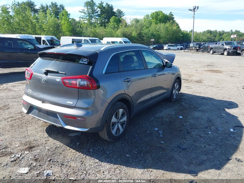 2018 Kia Niro VIN KNDCC3LC5J5139184 IAAI salvage auction — FRONT END, Salvage (Massachusetts), sold $2,525 on 2026-07-17 (photo 4)